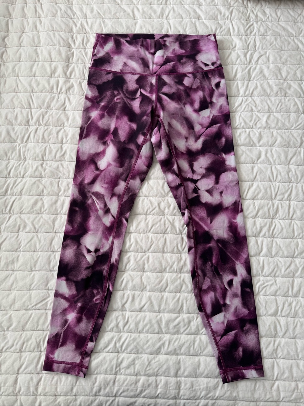 Lululemon Purple Floral Leggings